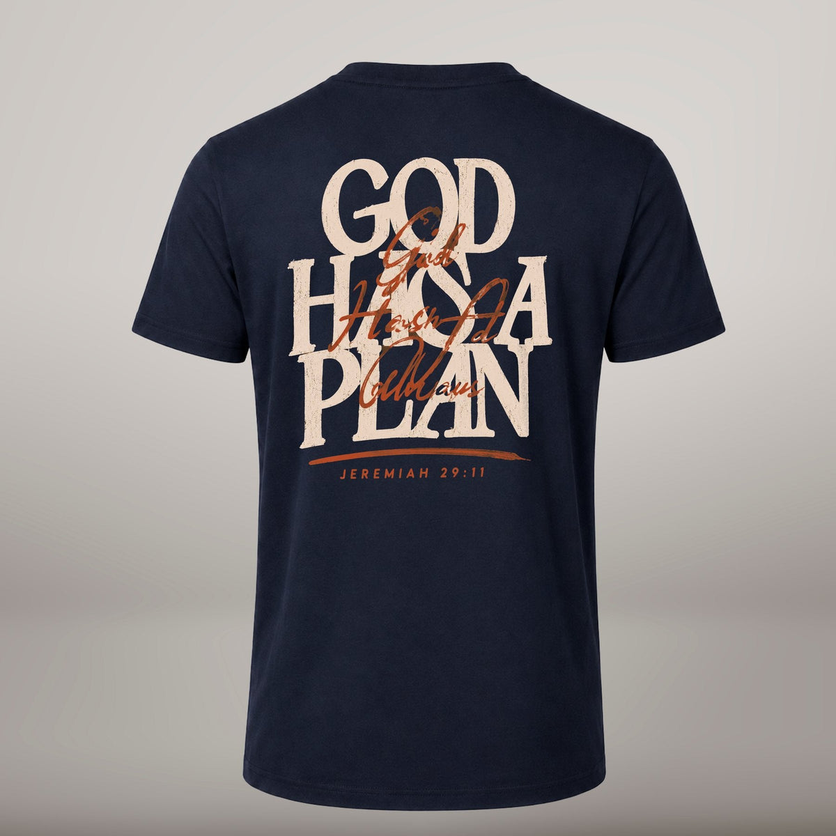 God Has a Plan – T-shirt de Manga Curta | Caminho Collection | Sheepfy - Sheepfy