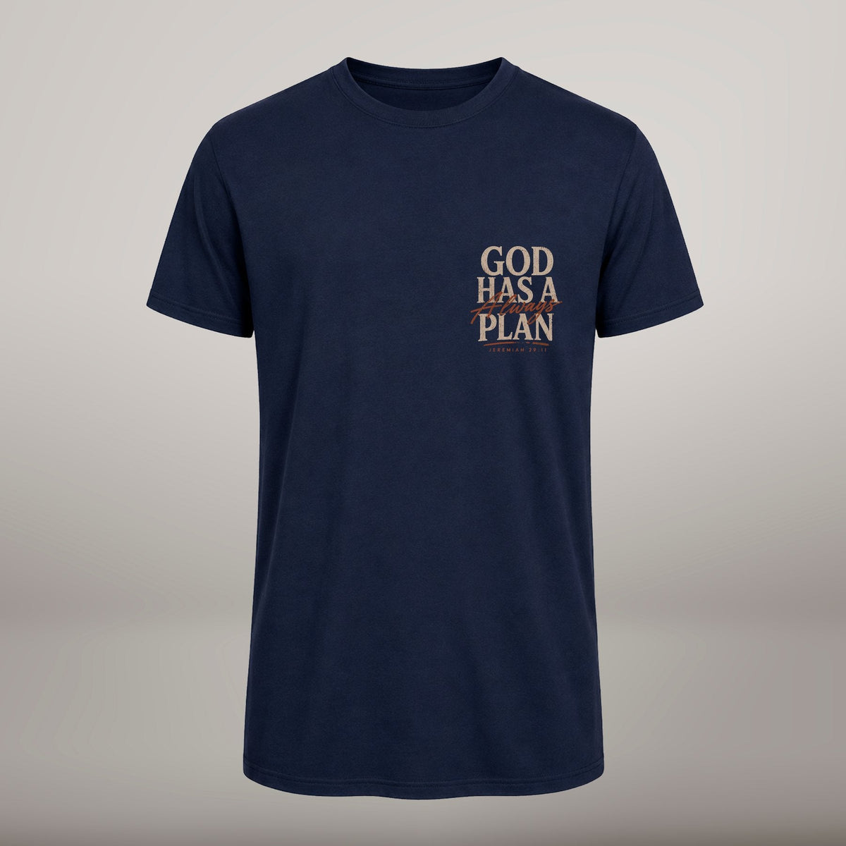 God Has a Plan – T-shirt de Manga Curta | Caminho Collection | Sheepfy - Sheepfy