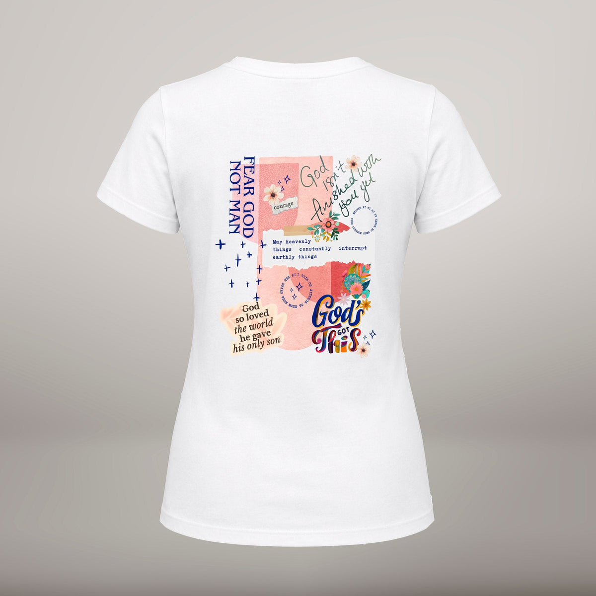 God Isn't Finished With Me – T-shirt de Manga Curta | Caminho Collection | Sheepfy - Sheepfy