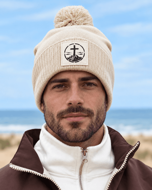 Gorro Cristão com Pompom – Calvário - Sheepfy