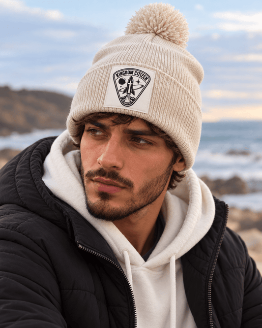 Gorro Cristão com Pompom – Kingdom Citizen - Sheepfy