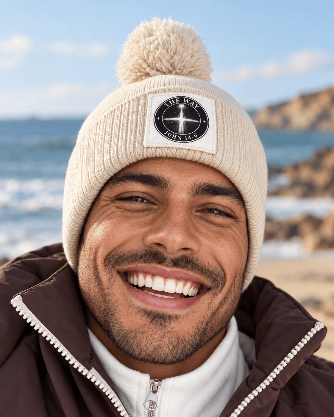 Gorro Cristão com Pompom – The Way - Sheepfy
