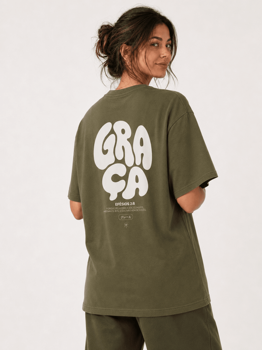Graça – T-shirt de Manga Curta | Caminho Collection | Sheepfy - Sheepfy