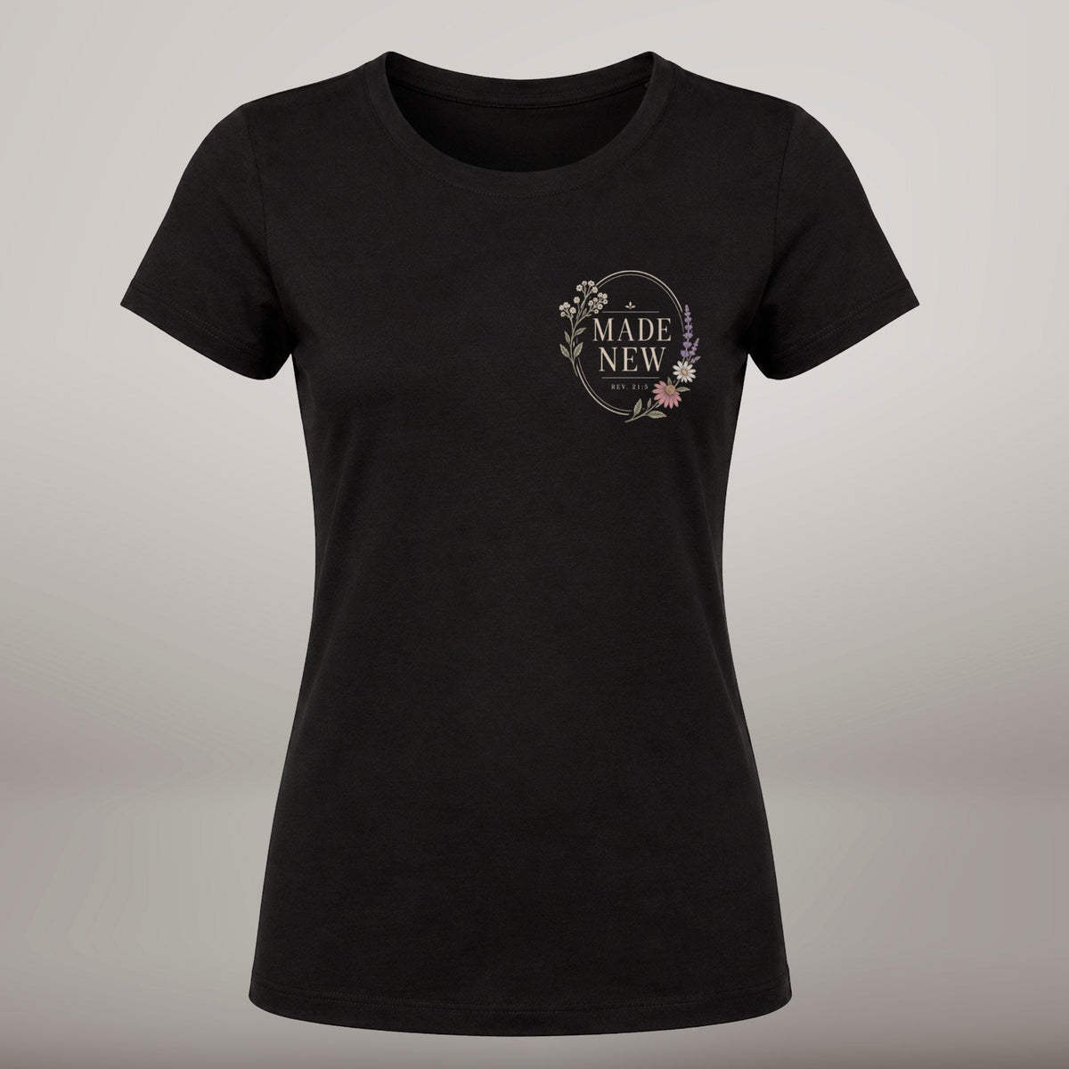 He Makes All Things New – T-shirt de Manga Curta | Caminho Collection | Sheepfy - Sheepfy