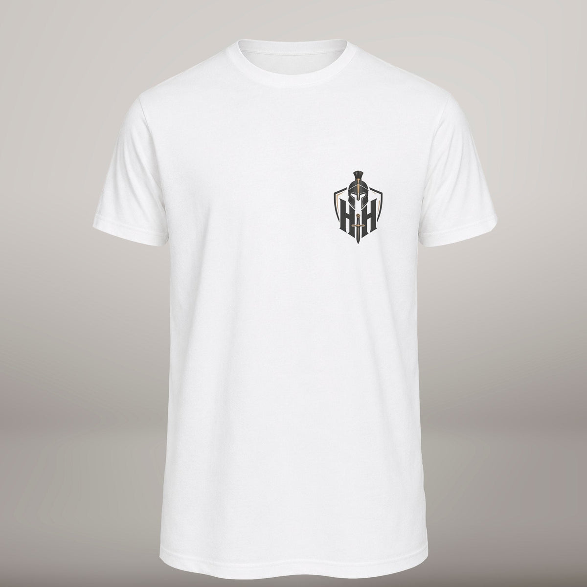 Homens de Honra – T-shirt cristã de homem, branca (frente)
