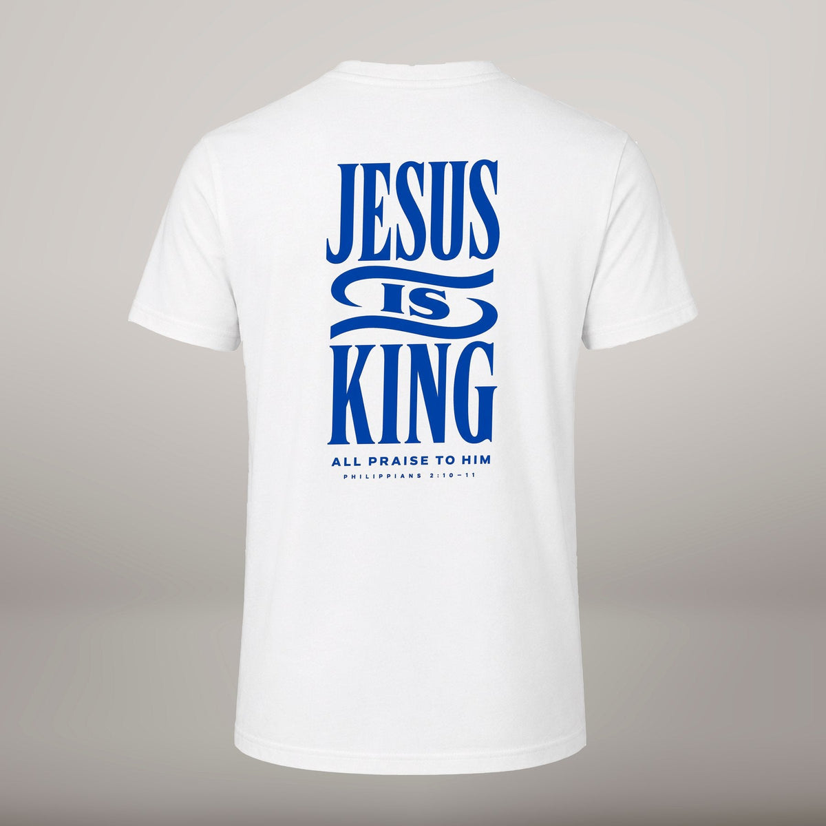 Jesus is King – T-shirt de Manga Curta | Caminho Collection | Sheepfy - Sheepfy