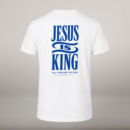 Jesus is King – T-shirt de Manga Curta | Caminho Collection | Sheepfy - Sheepfy