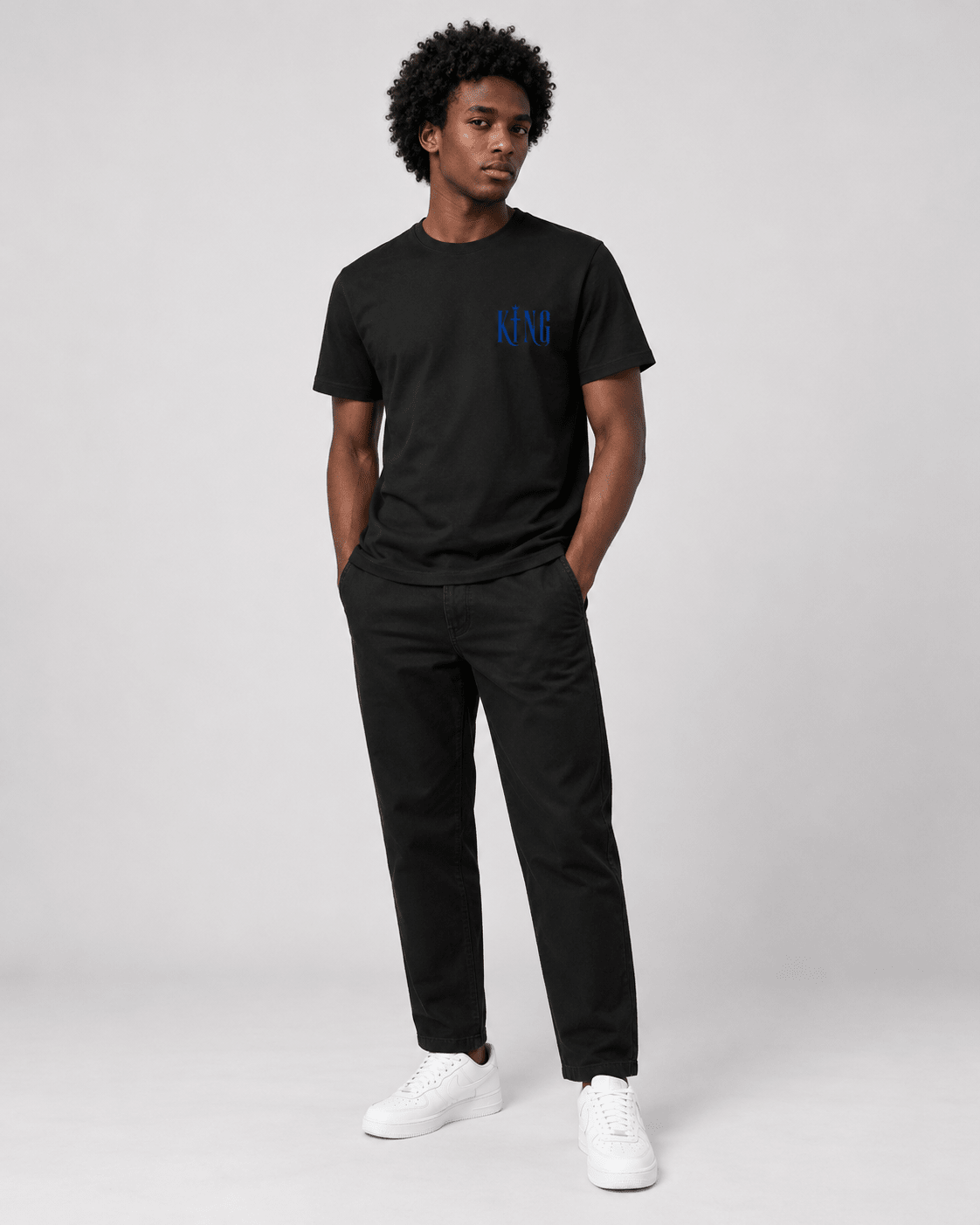 Jesus is King – T-shirt cristã de homem – foto 6