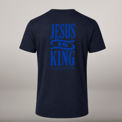 Jesus is King – T-shirt de Manga Curta | Caminho Collection | Sheepfy - Sheepfy
