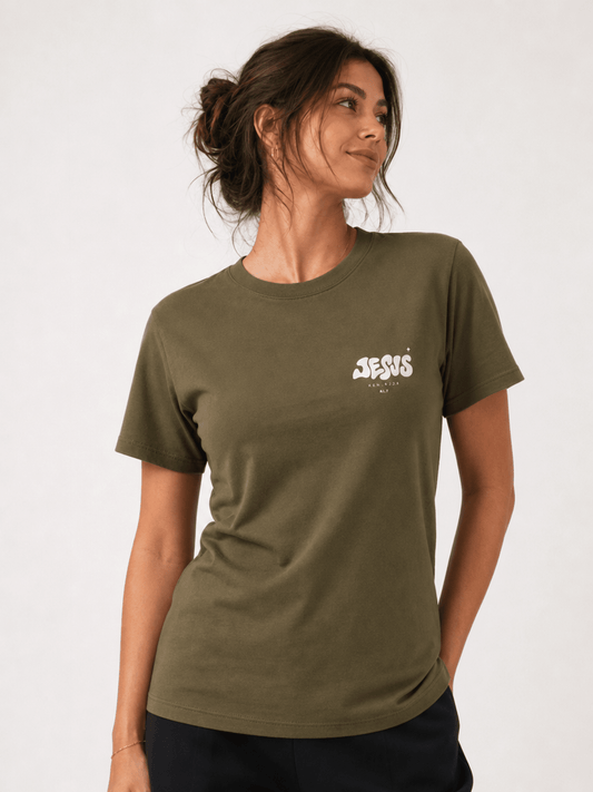 Jesus – T-shirt de Manga Curta | Caminho Collection | Sheepfy - Sheepfy