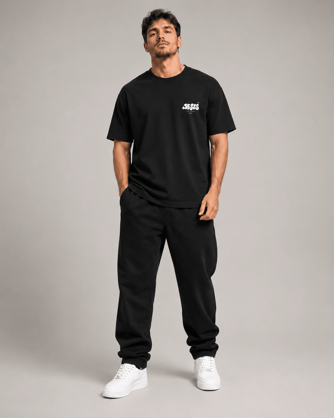 Jesus – T-shirt cristã de homem – foto 2