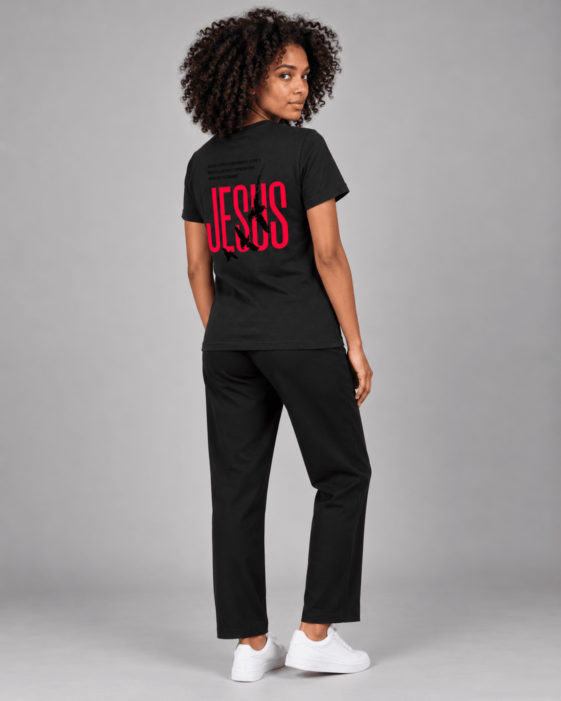 Jesus' Love – T-shirt cristã de mulher – foto 5