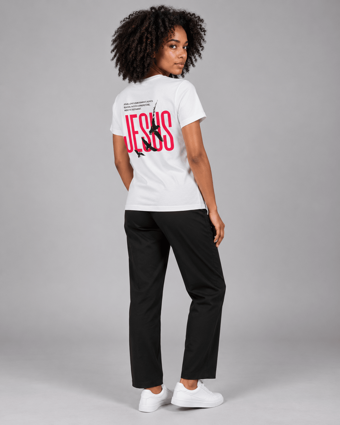 Jesus' Love – T-shirt cristã de mulher