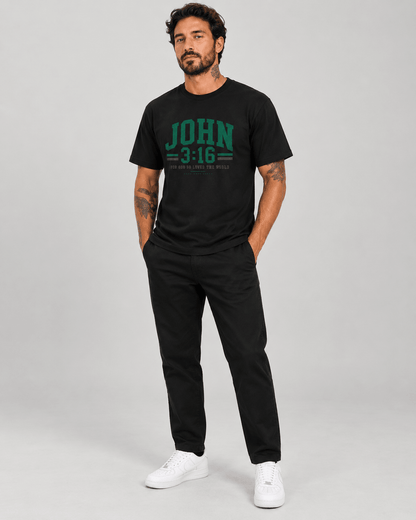John 3:16 – T-shirt cristã de homem