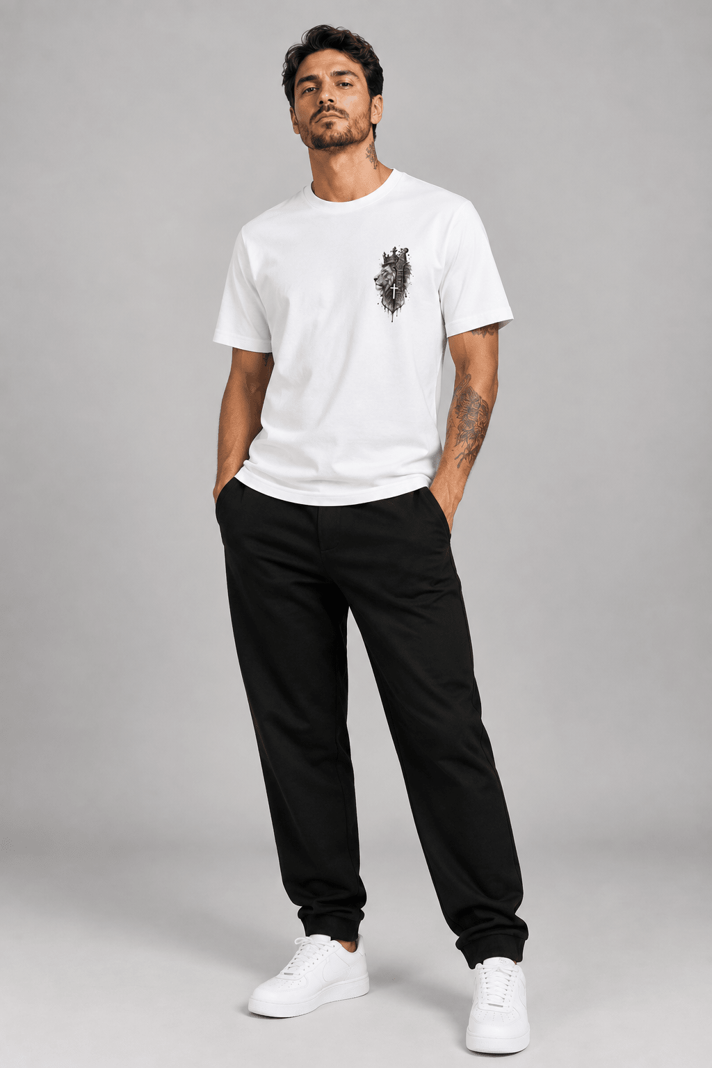 Leão de Judá – T-shirt cristã de homem – foto 6