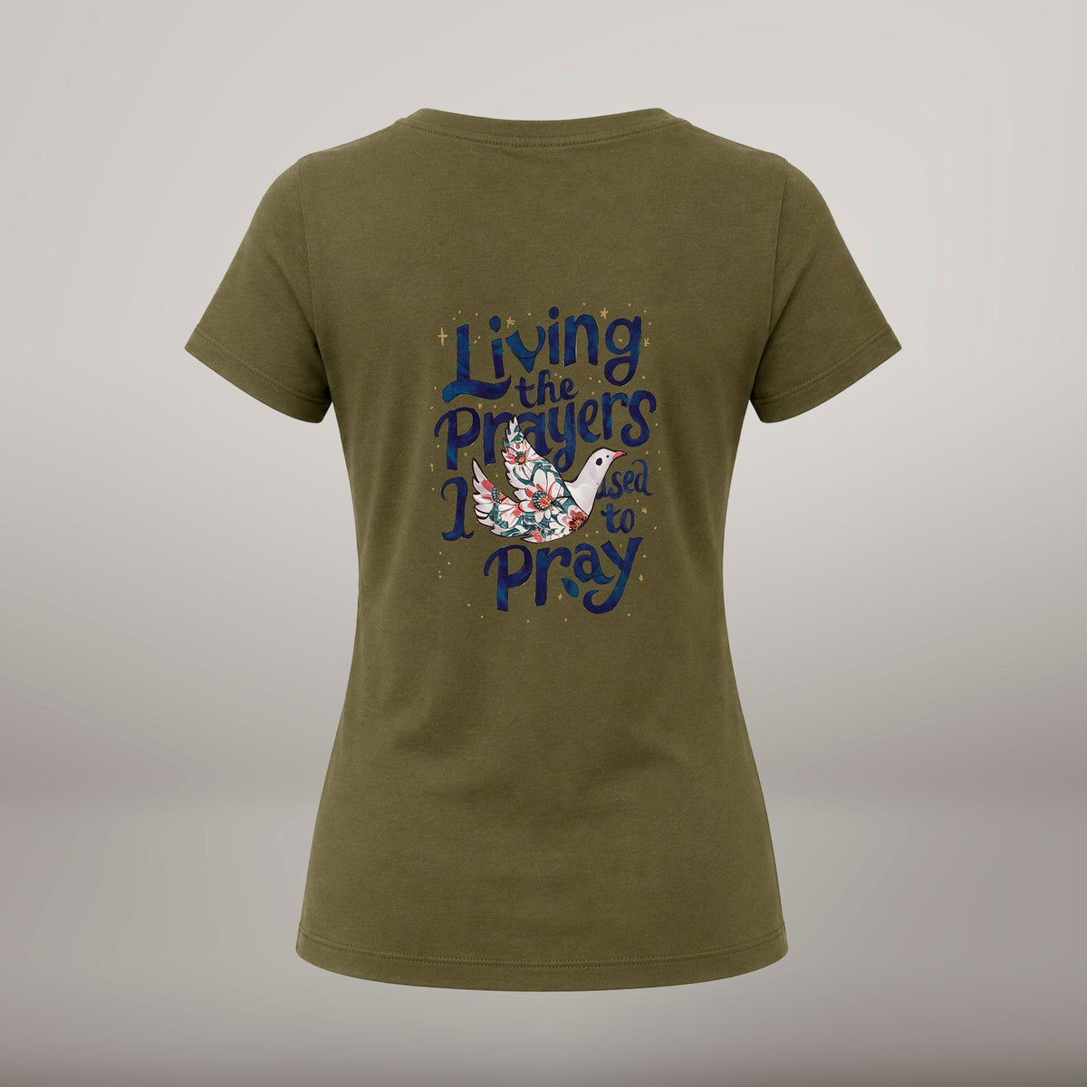 Living The Prayers I Used to Pray – T-shirt de Manga Curta | Caminho Collection | Sheepfy - Sheepfy