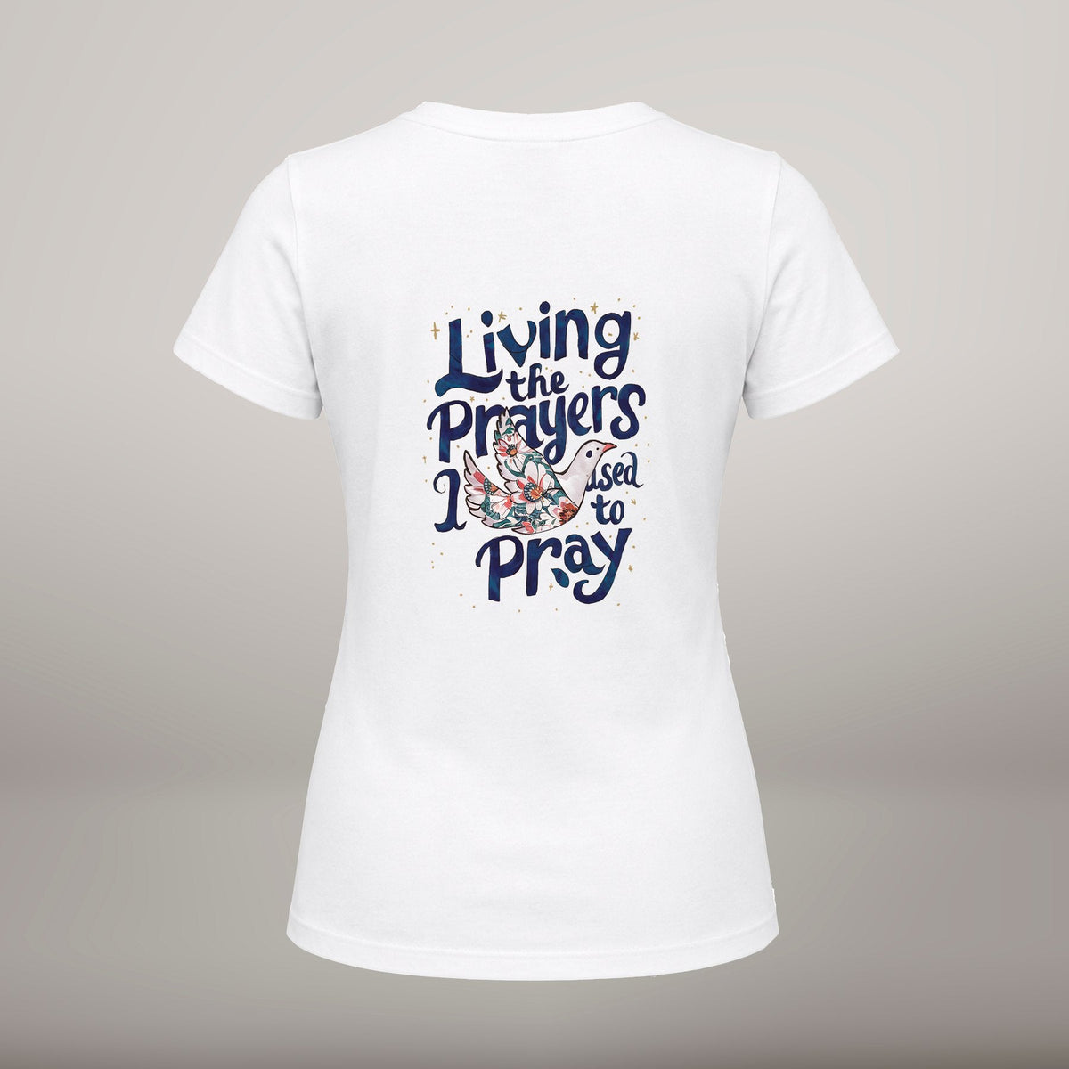 Living The Prayers I Used to Pray – T-shirt de Manga Curta | Caminho Collection | Sheepfy - Sheepfy