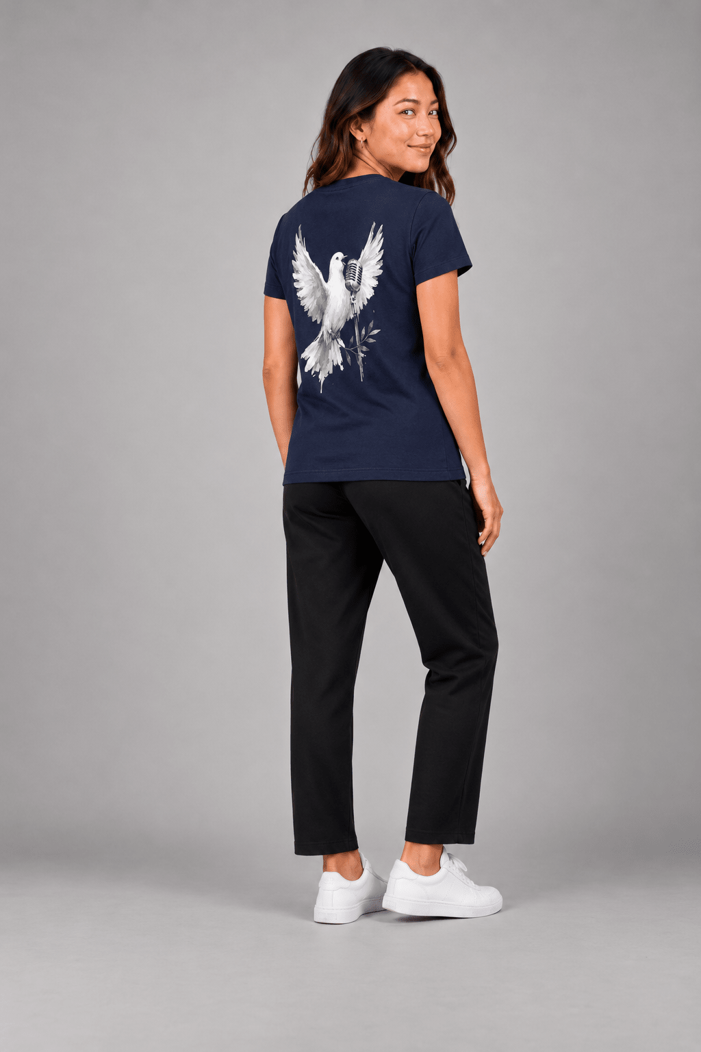 Louvor – T-shirt cristã de mulher