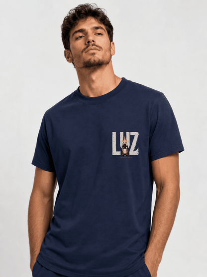 Luz do Mundo – T-shirt cristã de homem – foto 2