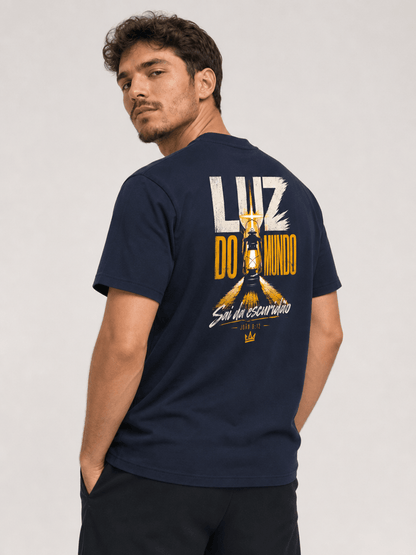 Luz do Mundo – T-shirt cristã de homem