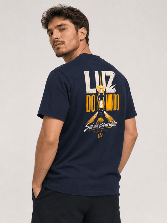 Luz do Mundo – T-shirt cristã de homem