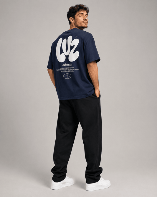 Luz – T-shirt cristã de homem