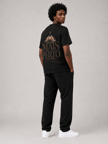 Mais Perto – T-shirt cristã de homem – foto 3