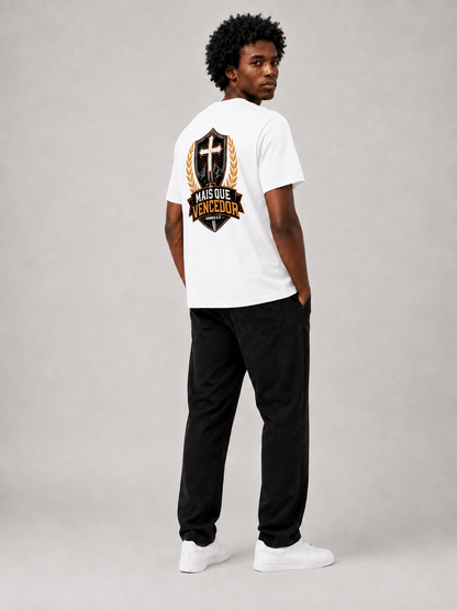 Mais Que Vencedor – T-shirt cristã de homem – foto 6