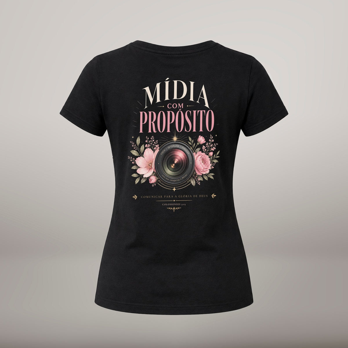 Mídia com Propósito – T-shirt de Manga Curta | Caminho Collection | Sheepfy - Sheepfy