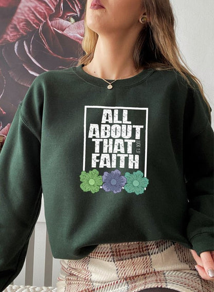 Moletom - All About That Faith - Sheepfy