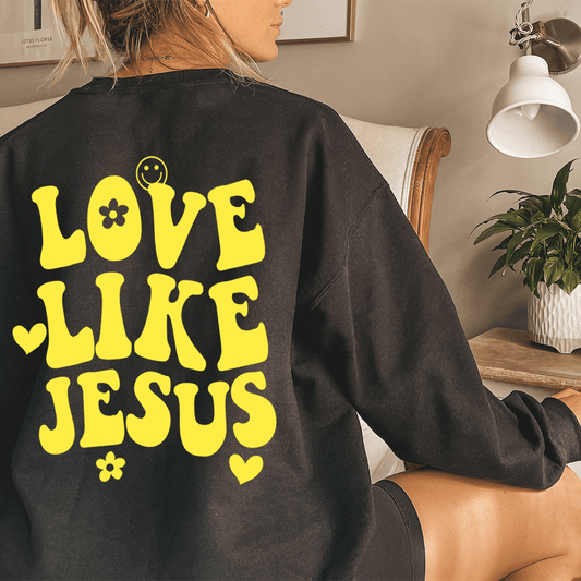 Moletom com capuz - Love Like Jesus - Sheepfy