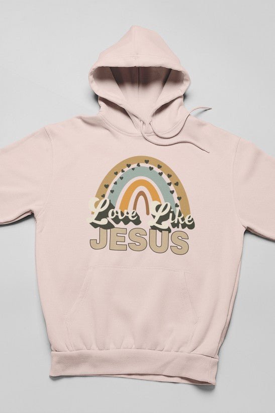 Moletom com capuz - Love Like Jesus - Sheepfy
