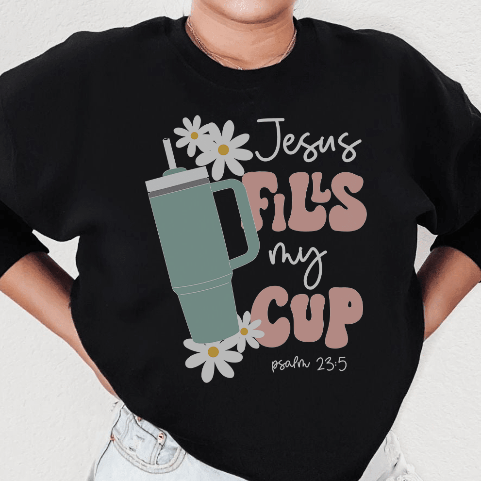 Moletom - Jesus Fills My Cup - Sheepfy