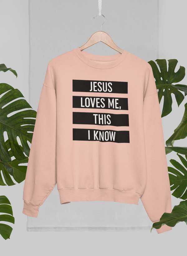 Moletom - Jesus Loves Me This I Know - Sheepfy