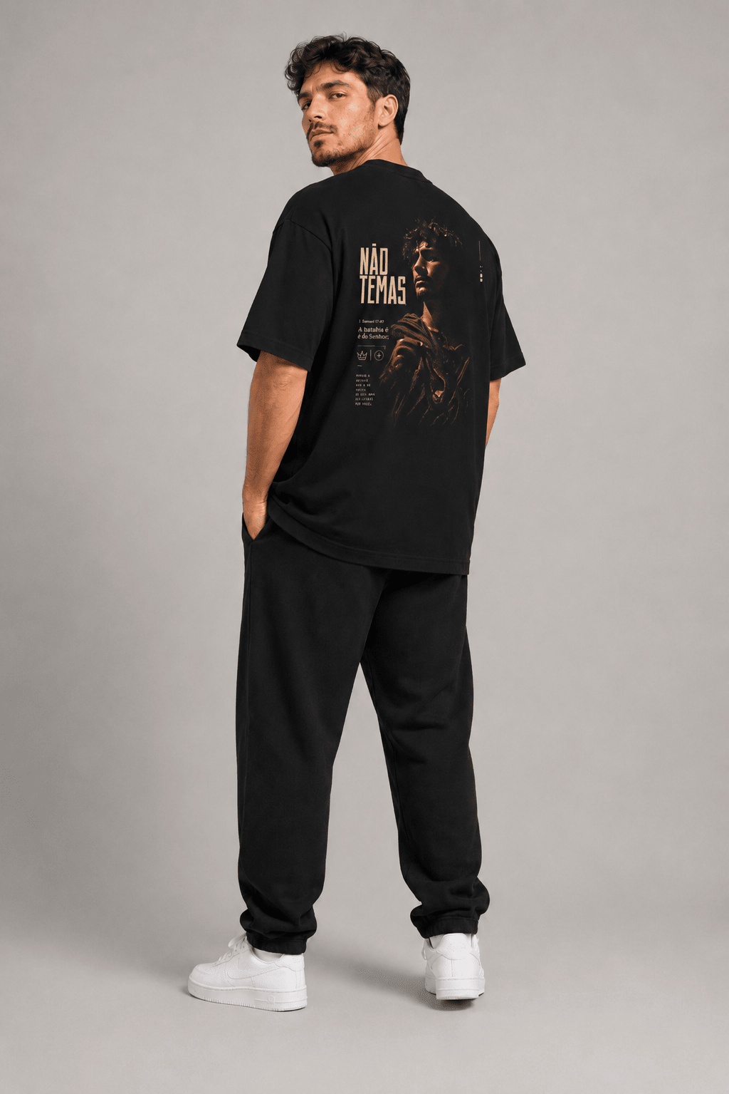 Não Temas – T-shirt cristã de homem