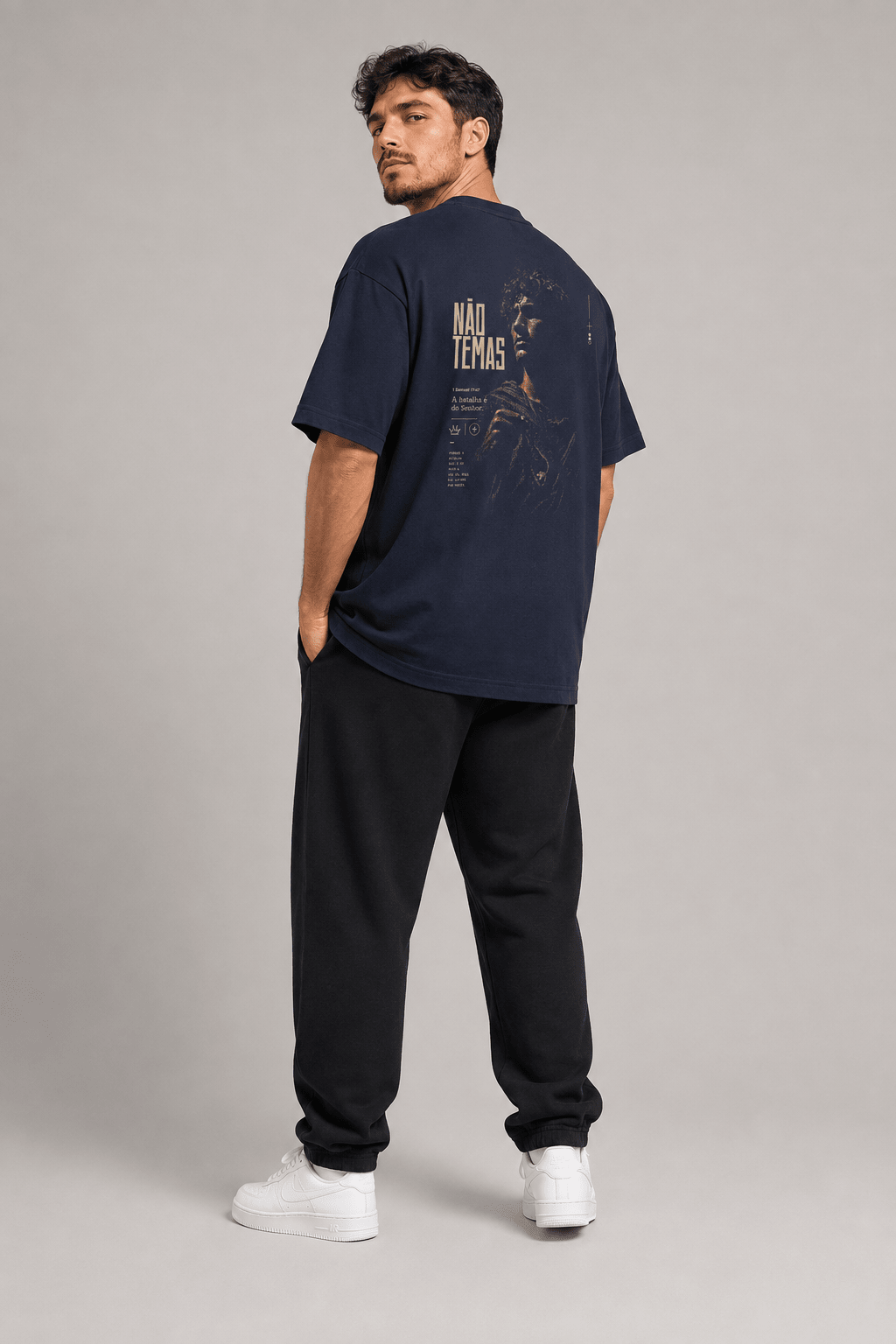 Não Temas – T-shirt cristã de homem – foto 3
