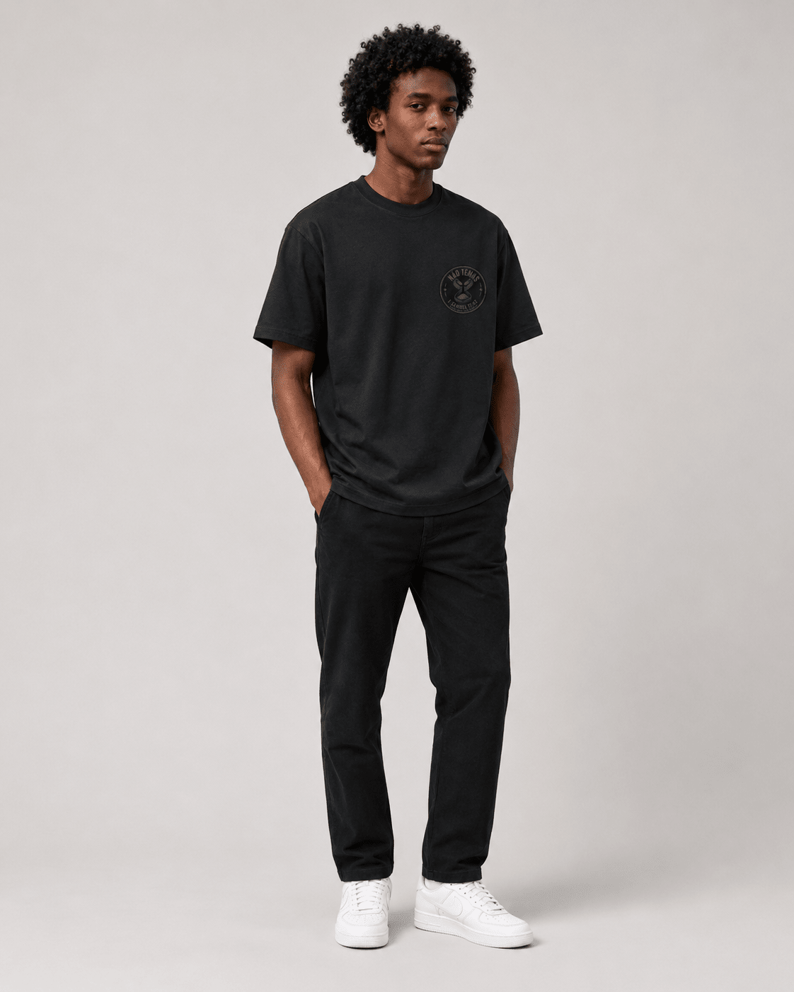 Não Temas – T-shirt cristã oversized de homem – foto 2