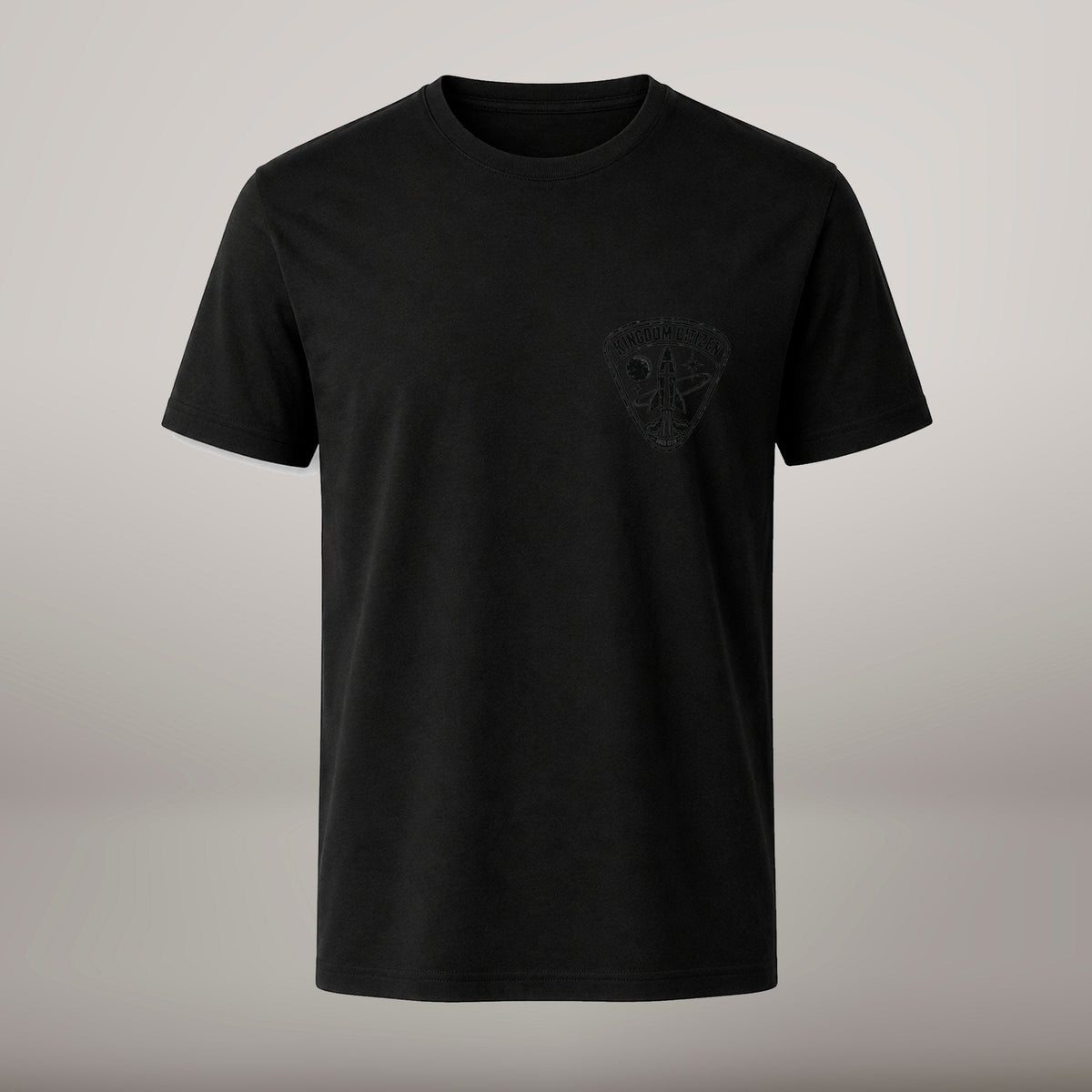 Not of This World – T-shirt cristã de homem, preta (frente)