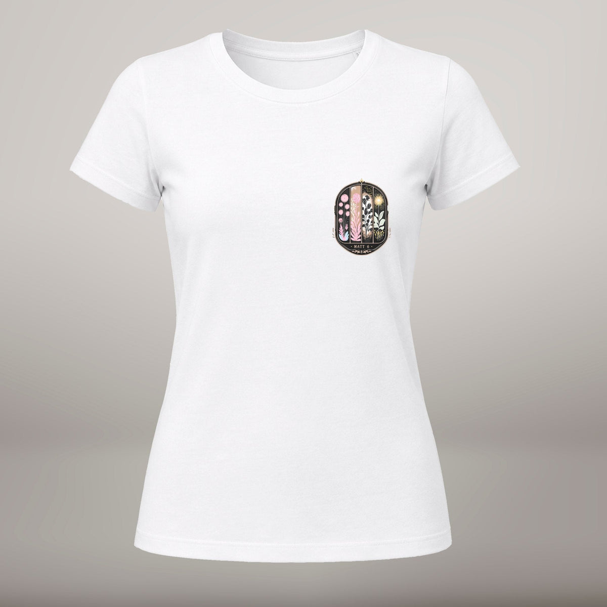 On Earth as It Is in Heaven – T-shirt de Manga Curta | Caminho Collection | Sheepfy - Sheepfy
