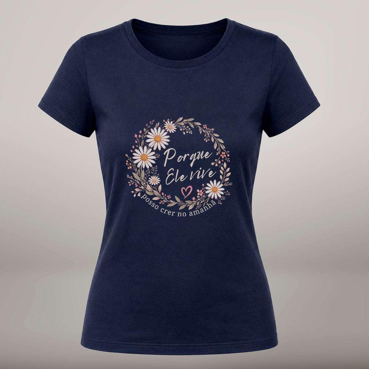 Porque Ele Vive – T-shirt de Manga Curta | Caminho Collection | Sheepfy - Sheepfy