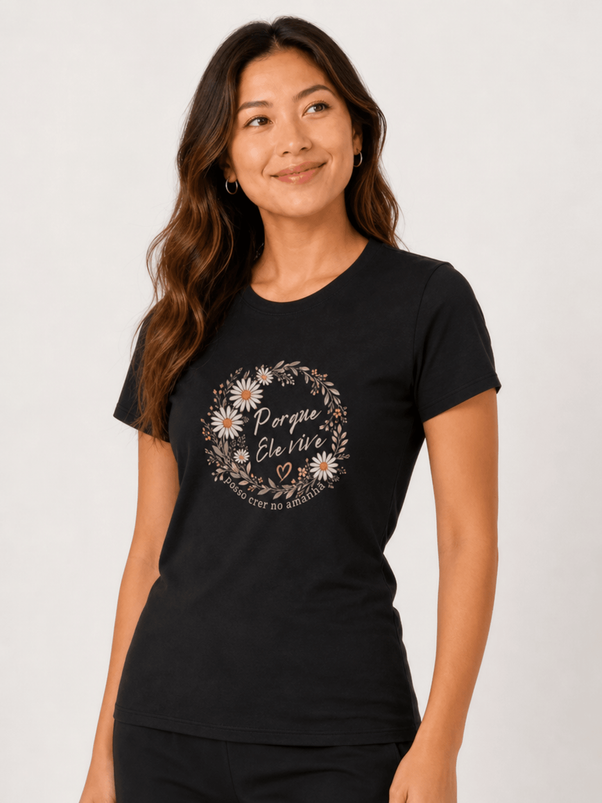 Porque Ele Vive – T-shirt de Manga Curta | Caminho Collection | Sheepfy - Sheepfy