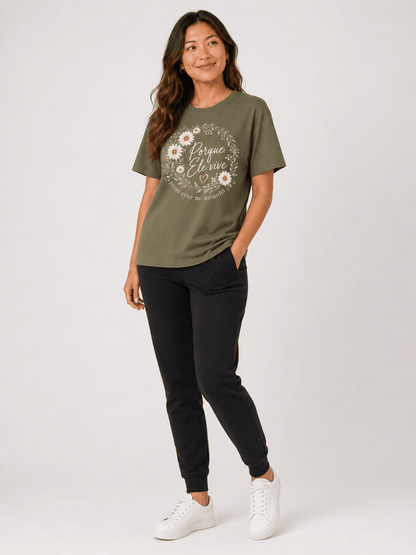 Porque Ele Vive – T-shirt de Manga Curta | Caminho Collection | Sheepfy - Sheepfy