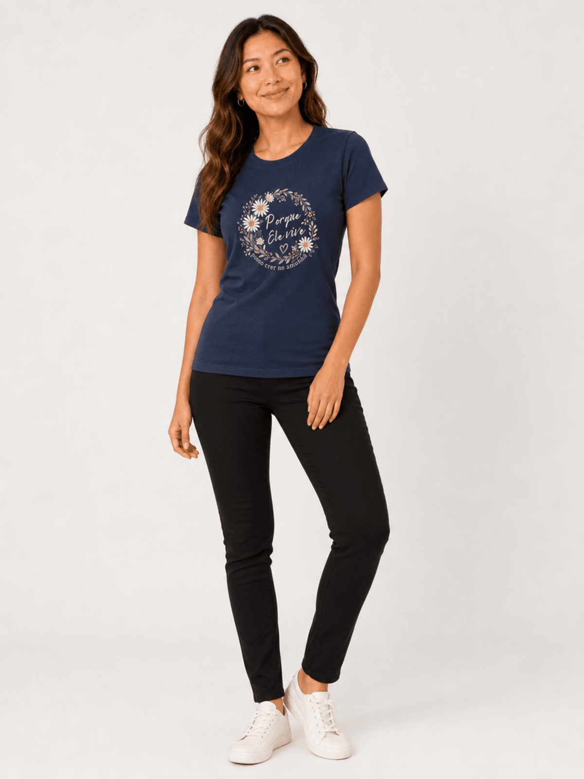 Porque Ele Vive – T-shirt de Manga Curta | Caminho Collection | Sheepfy - Sheepfy