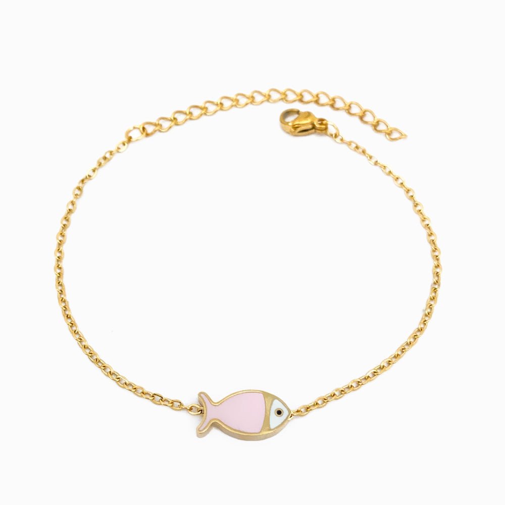 Pulseira Peixe em Aço Inoxidável - Sheepfy