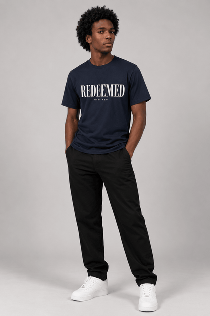 Redeemed – T-shirt cristã de homem – foto 2