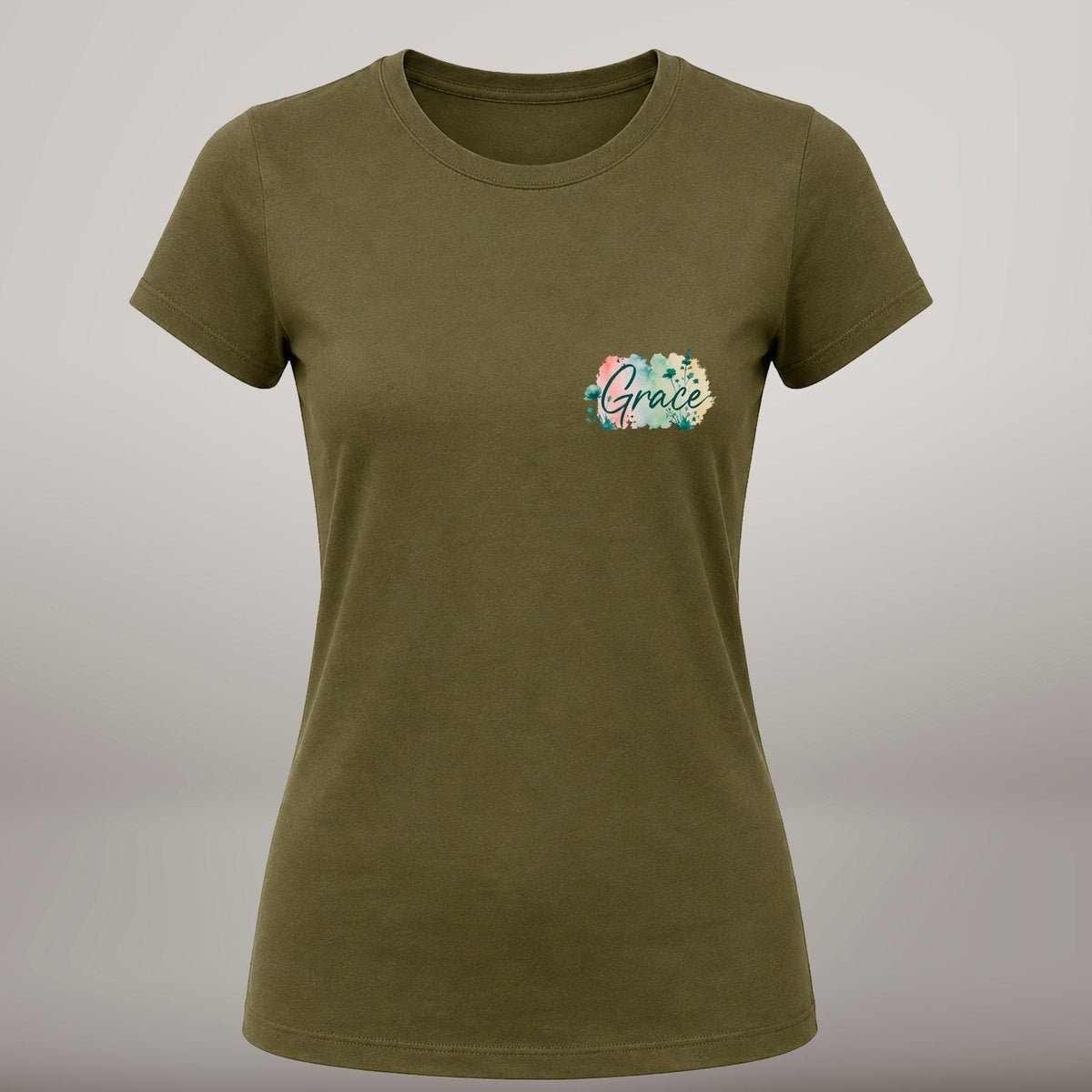 Saved by His Amazing Grace – T-shirt de Manga Curta | Caminho Collection | Sheepfy - Sheepfy