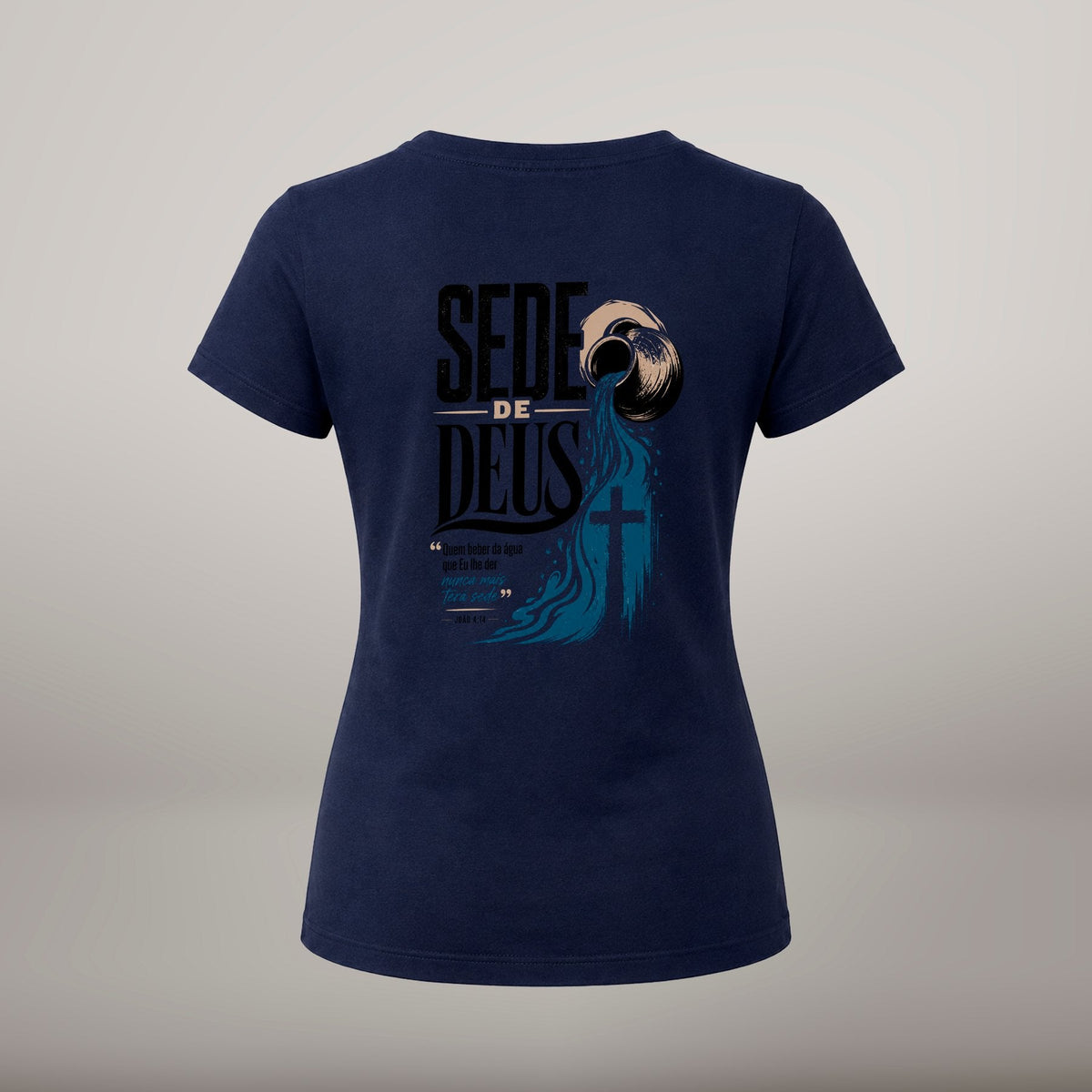Sede de Deus – T-shirt de Manga Curta | Caminho Collection | Sheepfy - Sheepfy