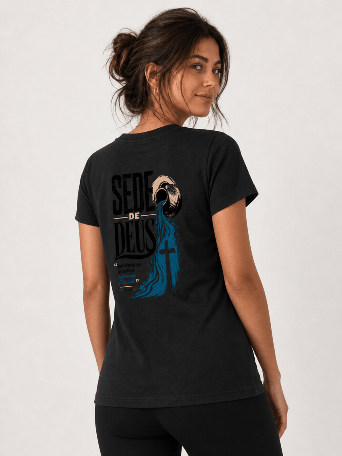 Sede de Deus – T-shirt de Manga Curta | Caminho Collection | Sheepfy - Sheepfy