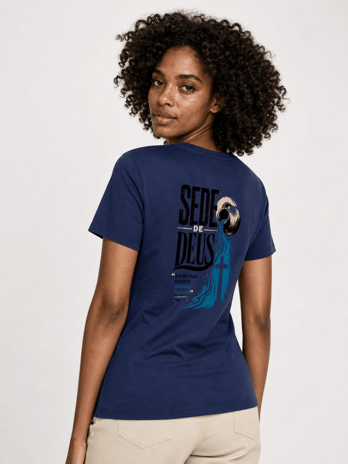 Sede de Deus – T-shirt de Manga Curta | Caminho Collection | Sheepfy - Sheepfy