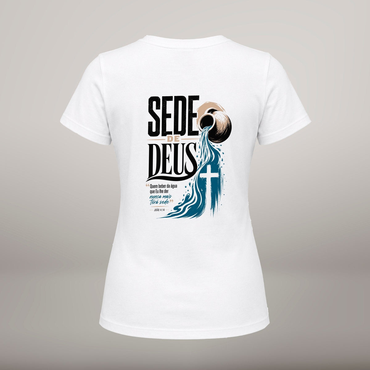 Sede de Deus – T-shirt de Manga Curta | Caminho Collection | Sheepfy - Sheepfy